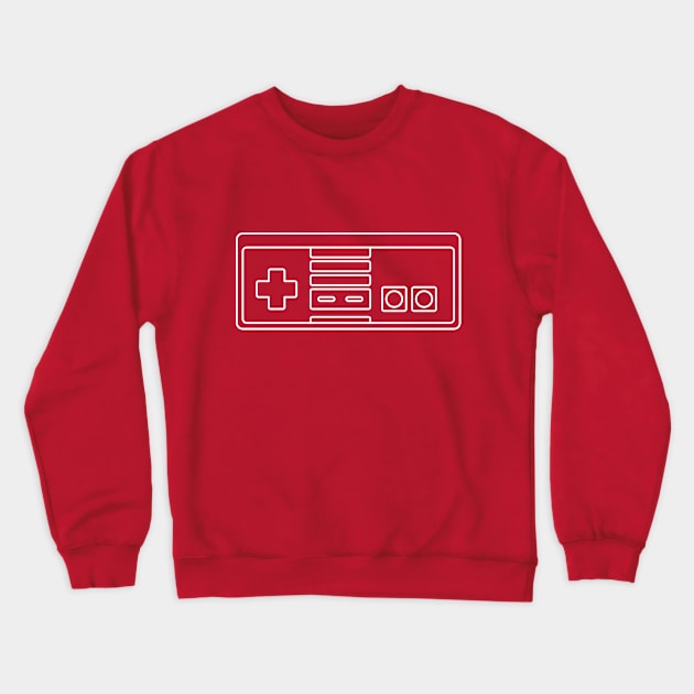 NES Controller Crewneck Sweatshirt by The Schematic Tshirt